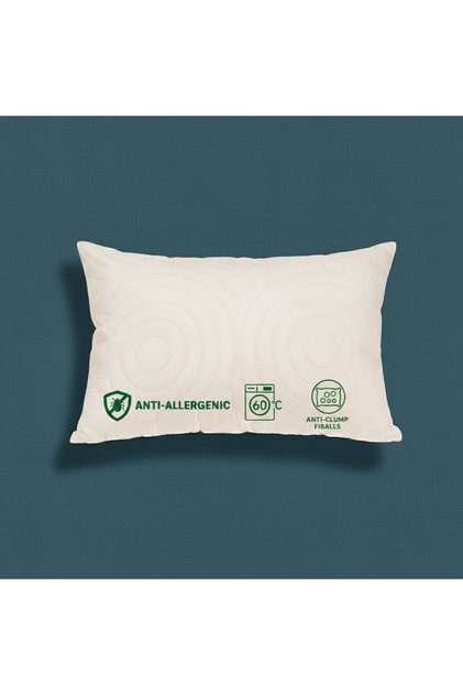 Perna Antialergica, matlasata ultrasonic, lavabila la 60°C, 50x70 cm