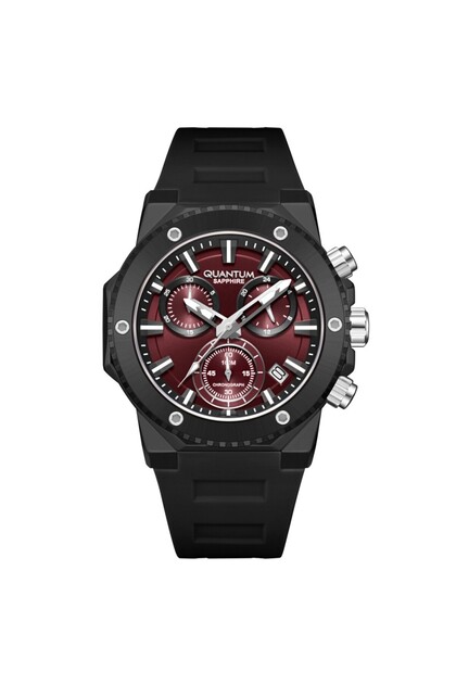 TITAN Velocity Sumo パワースーツ　サイズ28 （赤6） Quantum HNG1232.681 Chronograph Fonksiyonlar Aktif Silikon Kordon