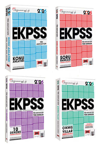 Yargı Yayınları 2026 EKPSS GK-GY Tüm Dersler Konu-Soru-Deneme