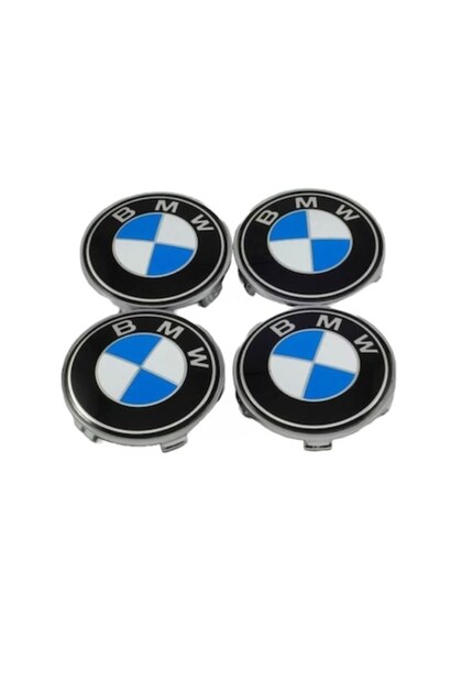 Set 4 Capace Embleme Compatibile BMW Pentru Jante Aliaj Roti 60mm, Sigle pentru jante Aftermarket