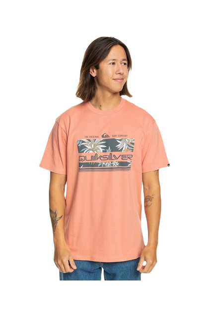 Eqyzt07679 Tropical Rainbow Ss Men's T-Shirt Pink