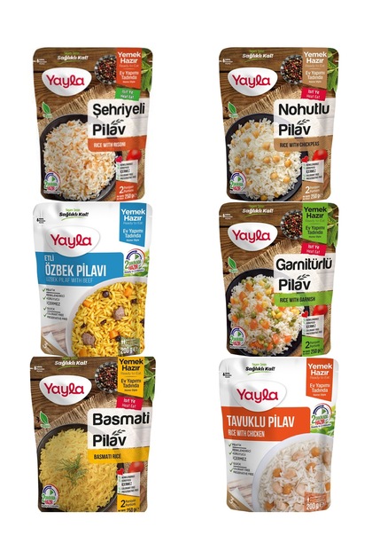 Hazır Yemek Pirinç Pilavı 6x250Gr