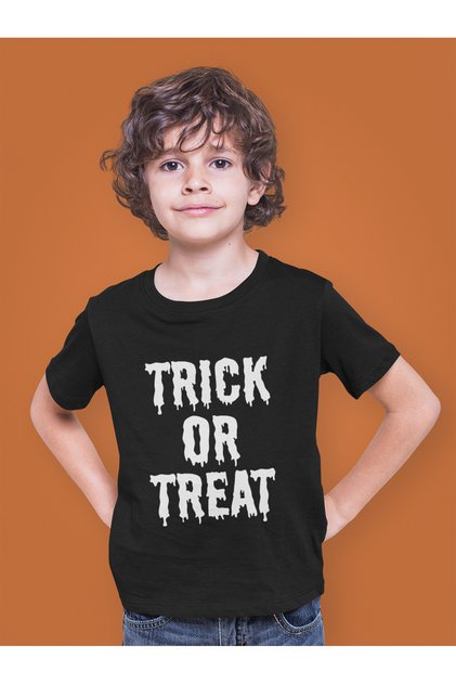Trick or Treat White Kids T-Shirt T-Shirt