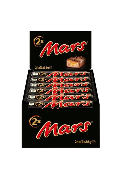 Baton ciocolata Duo, cu lapte cu miez de caramel si nuga, 24 de bucati x 70 gr
