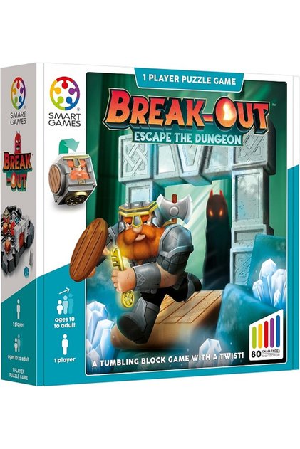 - Break-out, παιχνίδι λογικής με 80 προκλήσεις, 10+ χρόνια, διεθνής έκδοση