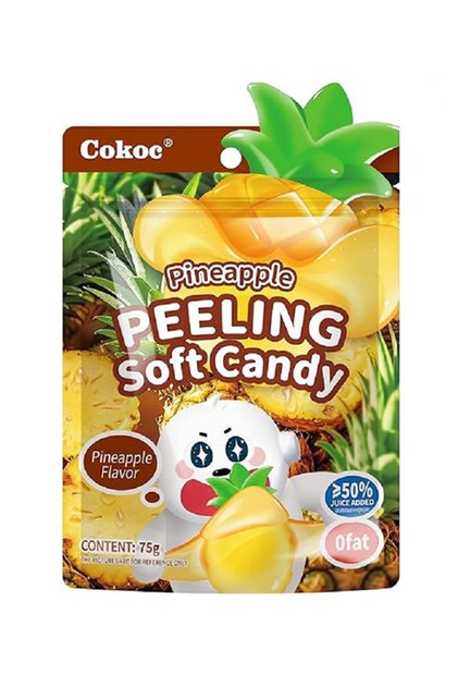 Pineapple Peeling Soft Candy - Ananas Aromalı Yumuşak Şeker (75g)