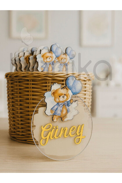 Baby Newborn Gift Plexiglass Magnet (10 Pieces in Transparent Bags)