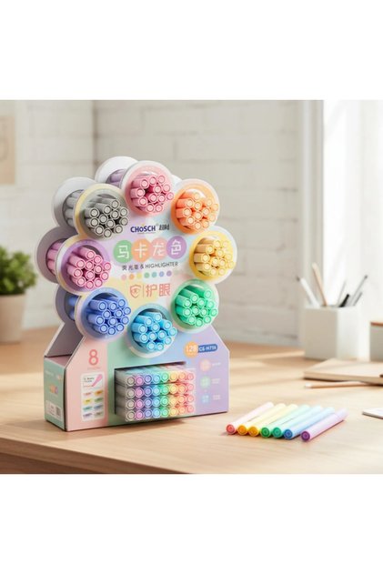 Chosch Pastel Renkler Fosforlu Kalem (1adet)