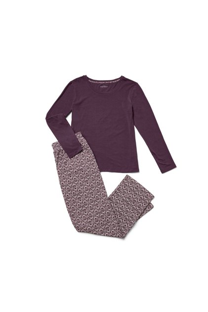 Kadın Pijama Takımı, Jersey, Basic
