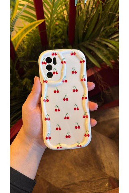 OPPO A16 KİRAZLI TELEFON KILIFI