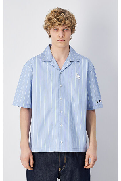 Champion MLB Shirt Mavi Erkek Gömlek -221041-BL045 - Fiyatı, Yorumları