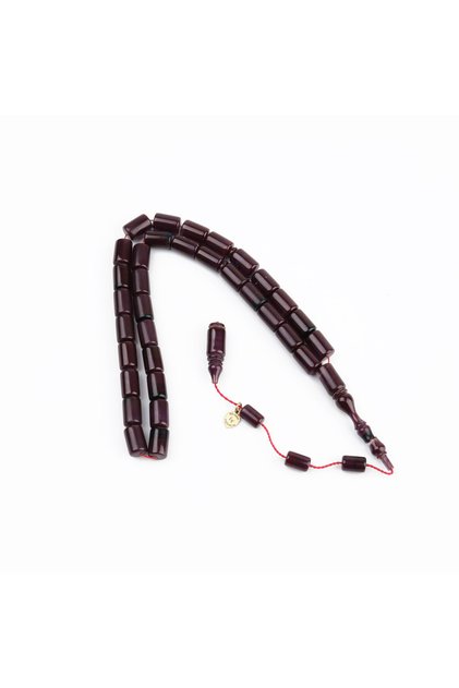 Ancient Katalin Old Pen Holder Object Master Craftsmanship Signed Cutting Cut 8X12Mm Prayer Beads - Cherry Rot