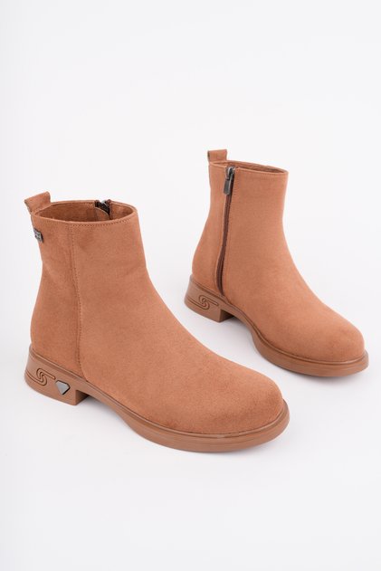 Bln-300 Zippered Flat Sole Boots