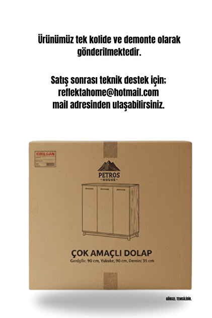 reflekta Çok Amaçlı Dolap Raf Kapaklı Dolap Mutfak Dolabı Mutfak
