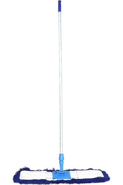 Dust Control Mop 60X119 CM Blue Full Set - Heavy Duty Industrial & Household Purpose