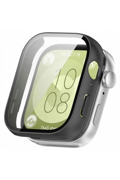 Husa Techsuit Defense360 Pro pentru Watch Fit 3, Neagra