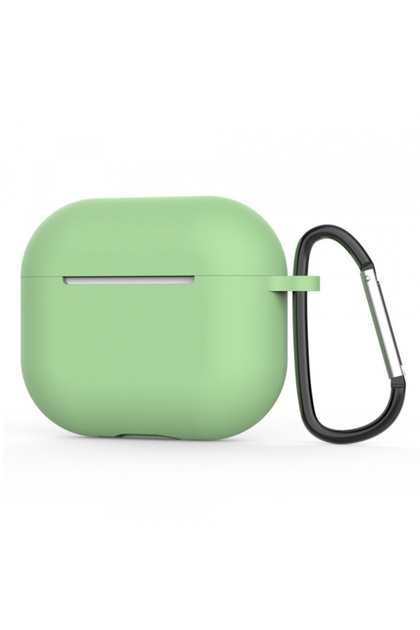 Θήκη Techsuit από σιλικόνη για AirPods 4, ανοιχτό πράσινο
