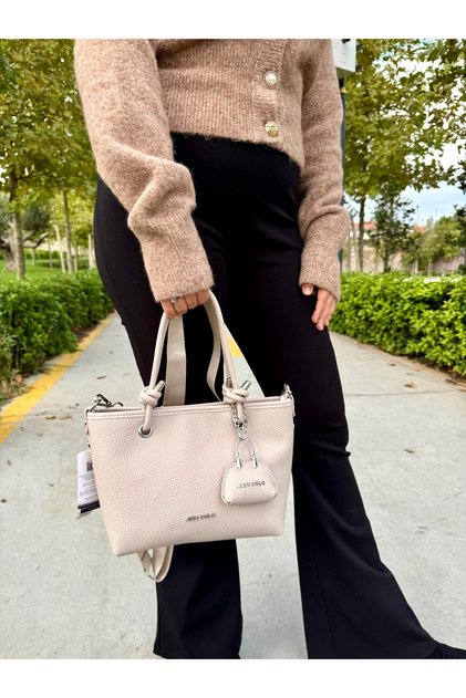 Women's New Season Soft Leather 4-Compartment Adjustable Strap Luxury Hand and Shoulder Bag Shopper