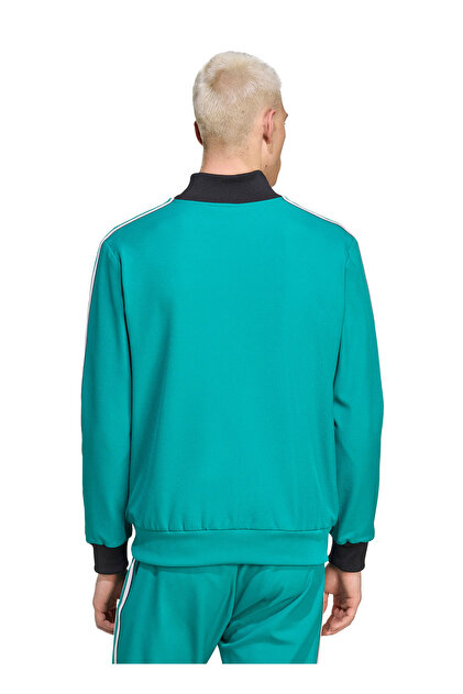 adidas JW5464 LFC ICON TT Turkuaz Dar Düz Erkek Zip Ceket - Fiyatı