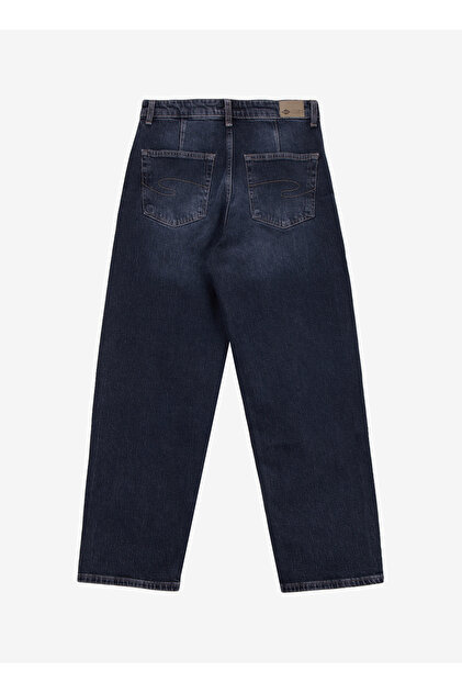 ルーフェン Lee Cooper Yüksek Bel Ankle Paça Bol Kesim Antrasit Kadın Denim