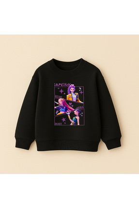 fasardi K-pop Demon Hunters Huntrix Zoey Rumi Mira Ön Arka Baskılı