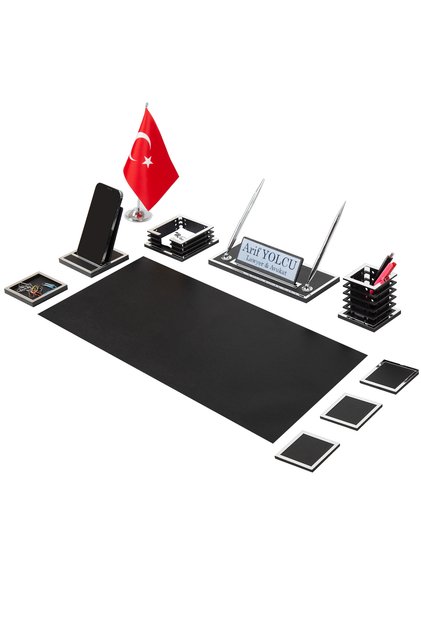 Nova Desk Mat Set 10 Pieces Black Full Set