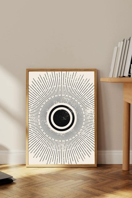 One Piece Wooden Framed Living Room Hall Kitchen Painting Tk1627