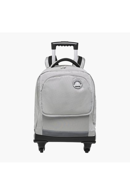 Solid Trolley Bag for Kids 8-13 Years with Adjustable Strap