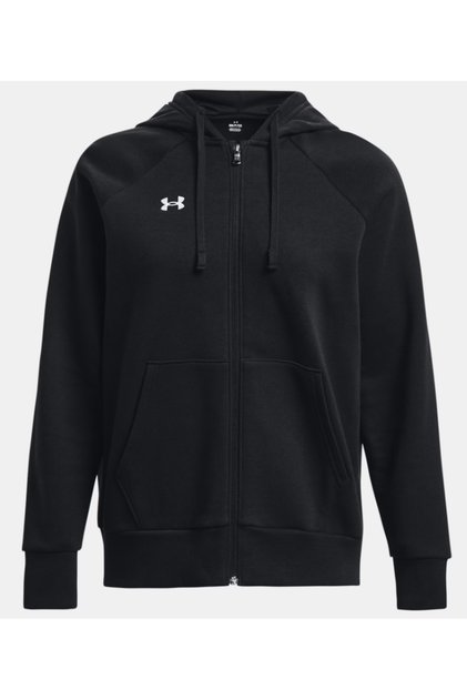 Bluza z kapturem damska Rival Fleece FZ czarna rozm. S