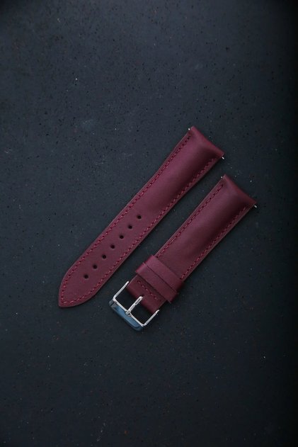 Genuine Leather 18mm Smart Pin Watch Band