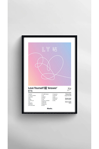 Thetic BTS - Love Yourself 承 'Her' Albüm Koleksiyonu PREMIUM
