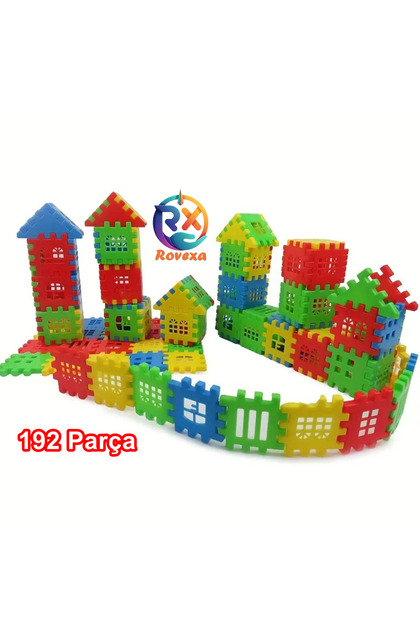 Rovexa Puzzle City 3d Yapı Ve Tasarım Blokları 192 Parça Yapı