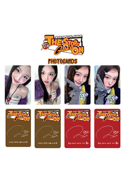 Kpop Dünyasi TWICE Mina '' TEN : The Story Goes On '' Photocards