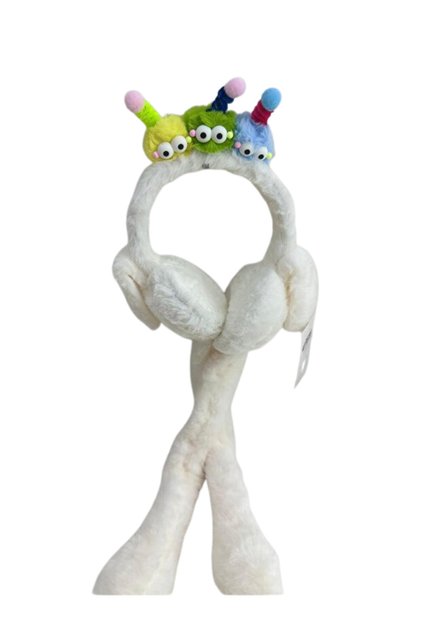 Children's Plush Figure Winter Headphones with Moving Ears and Sound Rcs.Trl.Ekr.2025