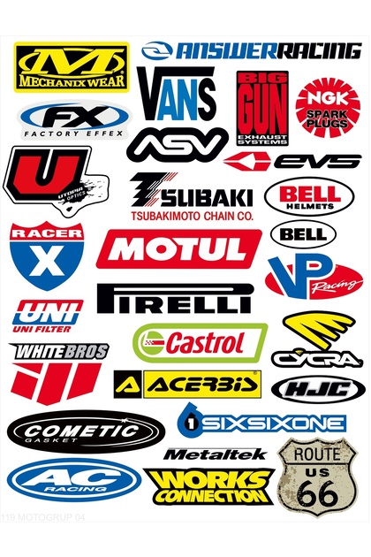 3D Embossed Glossy Sticker Motorcycle Helmet Topcase Sticker