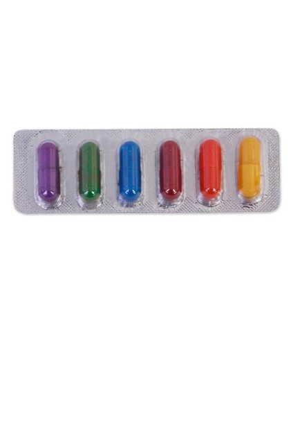 Colorant pentru ouă de Paște, 6 culori în capsulă,