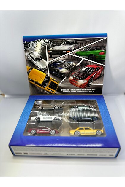 BTA OYUNCAK Silver Series Japanese Cars Series Set of 6- Trendyol