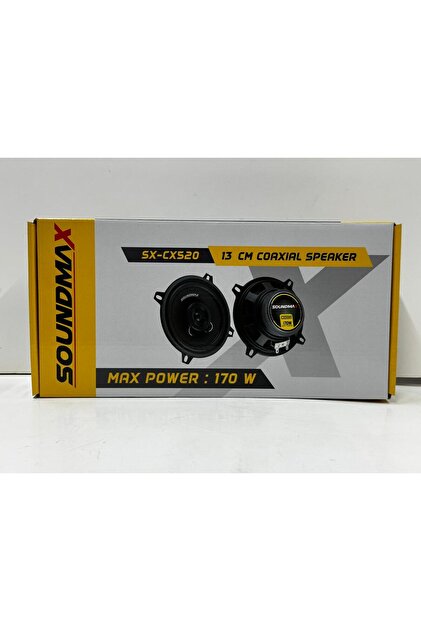 Soundmax 13 CM KOAKSİYEL HOPARLÖR 170 WATT MAXİMUM POWER ÇİFT