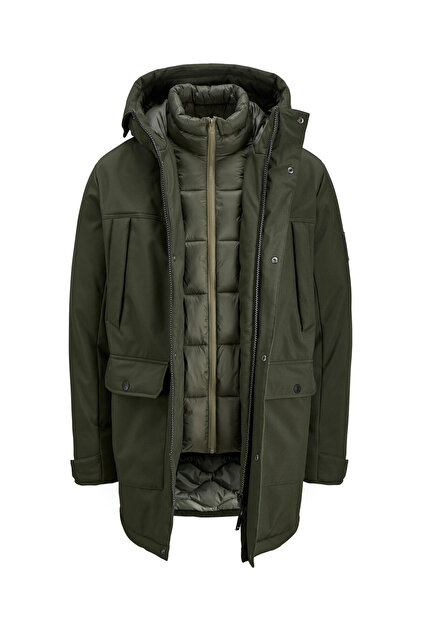 Parka Softshell Jack & Jones Pour Homme - Coupe Moderne, Protection Vent Et Pluie - Automne