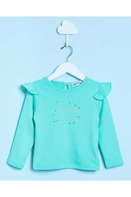 Infant Girls Mint Sprinkled with Love T-Shirt