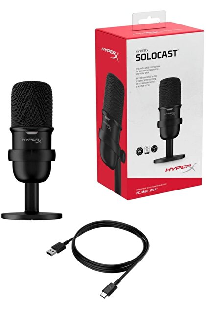 HyperX Solocast Hmıs1x-xx-bk/g Oyuncu Mikrofonu - Fiyatı, Yorumları