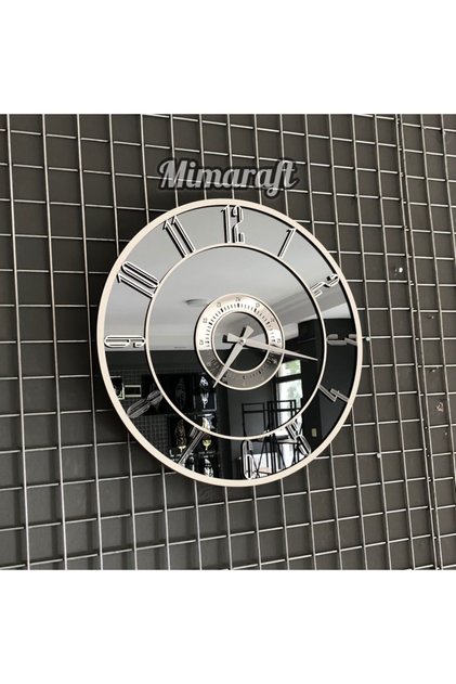 Özel Seri Aynalı Duvar Saati - 70 Cm