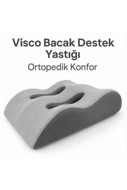 Visco Leg Support and Pillow | Ergonomic Orthopedic Elevating Foot Knee Calf Support Cushion