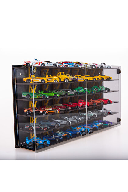 GOOD SIGN Pleksi Kapak 48 Araçlık 1/64 Hotwheels,Matchbox Uyumlu