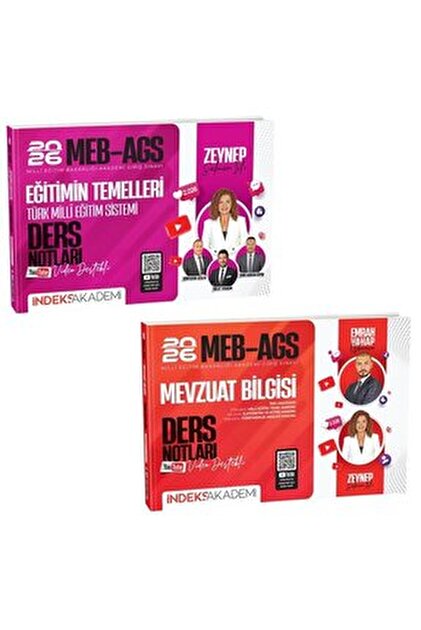 İndeks Akademi 2026 MEB-AGS Eğitimin Temelleri ve Türk Milli
