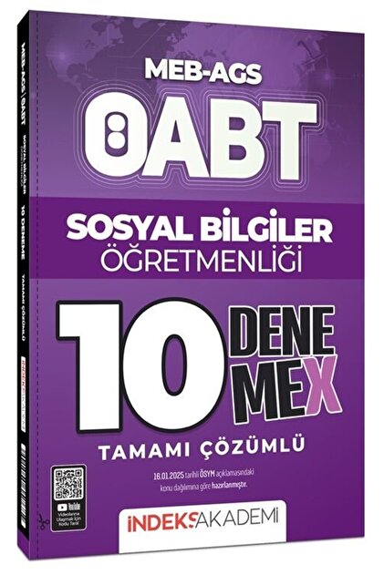 İndeks Akademi İndeks Akademi 2026 ÖABT MEB-AGS Sosyal Bilgiler