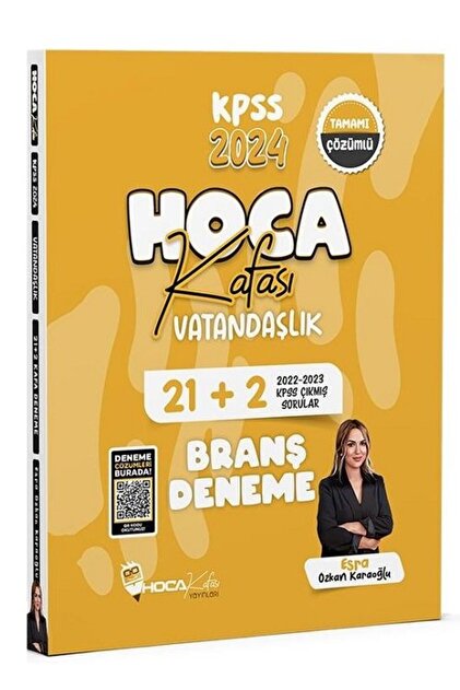 Genel Markalar SÜPER FİYAT - Hoca Kafası 2024 KPSS Vatandaşlık 21+