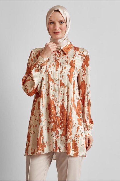 Patterned Satin Tunic 45429