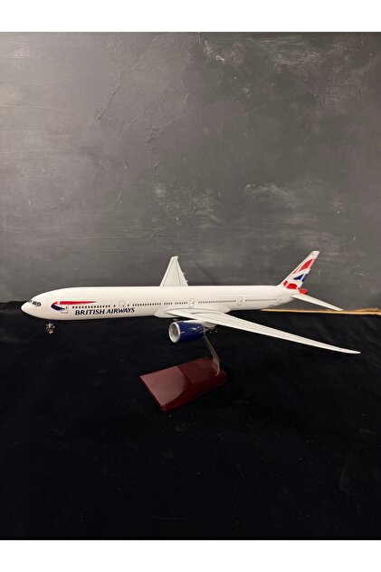 AYDINARTSHOP British Airways Boeing 777 Uçak Maketi – 1:157 Ölçek