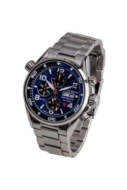 Ανδρικό ρολόι Carl Von Zeyten CVZ0047BLMS, Automatic, 45mm, 10ATM